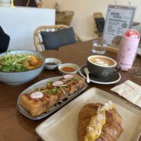 Vegetarian place so please check the menu or ask the server for allergens and vegan options.   at Vine Cafe in Johor Bahru
