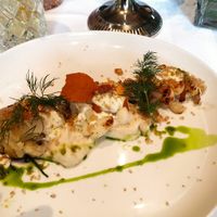 Zweierlei Blumenkohl mit Mandeln at Das Ballenberger. Restaurant. in Erfurt