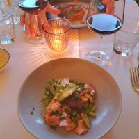 Kohlrabi mit Bohne und Pilzen at Das Ballenberger. Restaurant. in Erfurt