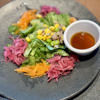 Chopped Salad (Japanese Style Dressing)  at HND - JAL Sakura Lounge  in Tokyo