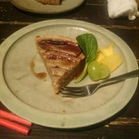 Vegan banana tarte at Asian Chample Foods Goya in Kyoto