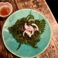 Seaweed “caviar"  at Asian Chample Foods Goya in Kyoto
