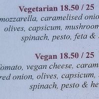 Menu pg2 at Eutopia Cafe in Kaiwaka