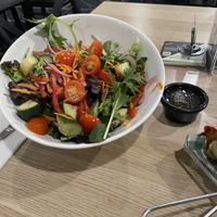 Side garden salad (very big and only $9!)  at Maraboon Tavern  in Emerald