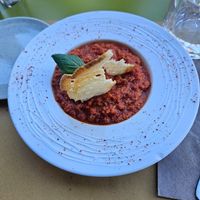 tomato soup at Saturnalia Wine Bar con Cucina in Saturnia