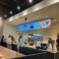 Inside of restaurant at CAVA in Gainesville