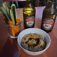 Hummus con crudités  at Terra Fogo in Sao Miguel