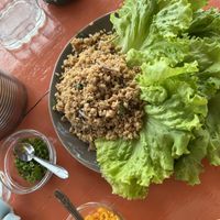 Larb tailandês com soja  at Terra Fogo in Sao Miguel