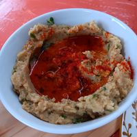 Hummus at Terra Fogo in Sao Miguel
