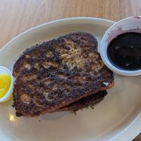 Vegan French toast! at Sunnyside Diner - SW 89th in Oklahoma City