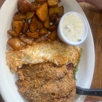 Impossible Chicken Fried Steak at Sunnyside Diner - SW 89th in Oklahoma City