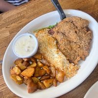 Impossible Fried Steak at Sunnyside Diner - SW 89th in Oklahoma City