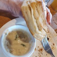 Look at that lamination!! Vegan biscuit perfection at Sunnyside Diner - SW 89th in Oklahoma City