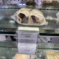 Falafel wrap   at Bliss Lab in Hamala