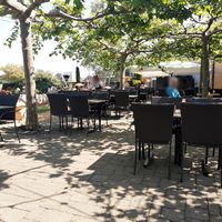 Beer garden at Freihof Brauerei & Hofstube in Gossau