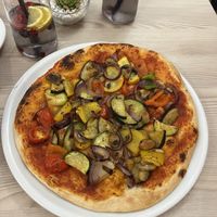 Vegane Pizza  at Cafe-Restaurant Orchidee in St Kanzian