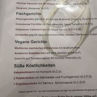 Speisekarte   at Cafe-Restaurant Orchidee in St Kanzian