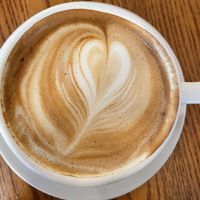 Oat milk lattee  at Pewter Spoon Cafe in Cazenovia