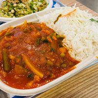 Veggie Curry Bowl at Yeti Kitchen in Lansing