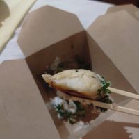Potato dumpling at Dumplings Aqui in San Juan Del Sur