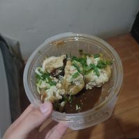 Vegan tofu dumplings at Dumplings Aqui in San Juan Del Sur