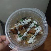 Vegan potato dumplings at Dumplings Aqui in San Juan Del Sur