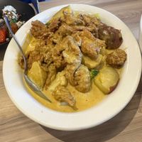 Chikin curry at Padmanadi Vegan Eatery in Calgary