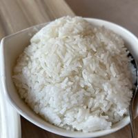 Jasmine rice   at Padmanadi Vegan Eatery in Calgary