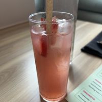 Strawberry lemonade   at Padmanadi Vegan Eatery in Calgary