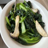 King oyster mushrooms   at Padmanadi Vegan Eatery in Calgary