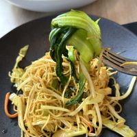 Singapore noodle  at Padmanadi Vegan Eatery in Calgary