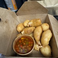 Sweet & Sour Shrimp  at Padmanadi Vegan Eatery in Calgary