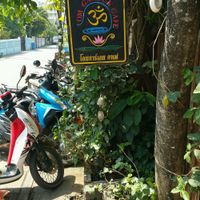 entrance at Om Garden Cafe in Pai