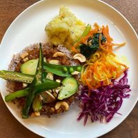 Vegan veggie curry plate
Photo credit: fabcafe_tokyo on instagram. at FabCafe Tokyo in Tokyo