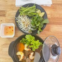 Beef noodle Vegetarian at Ya Ya Vegetarian in Kampot