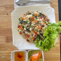 Baked rice vegetarian at Ya Ya Vegetarian in Kampot