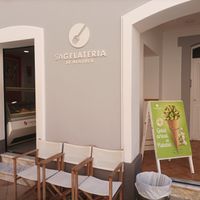 Local justo enfrente de la catedral at Sa Gelateria Gelats Artesans S.L. in Menorca