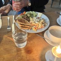 Veggie scrambled eggs  at Myxa  in Berlin