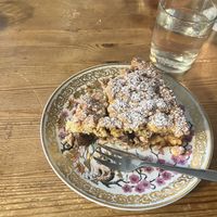 Vegan Apple scrumble   at Myxa  in Berlin