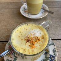 Turmeric Latte  at Painters at the Angel in Sudbury