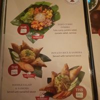 Menu at Burma Kitchen in Koh Samui