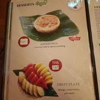 Menu at Burma Kitchen in Koh Samui