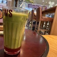 matcha strawberry vegan  at Campus Suite in Cologne