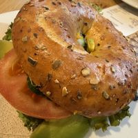 vegan bagel  at Campus Suite in Cologne