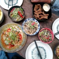 Dumplings and tofu at Dumpling City  in Sheffield
