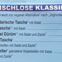 Vegan options at Zum Halil in Krefeld