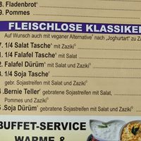 Vegan menu section (05/24) at Zum Halil in Krefeld