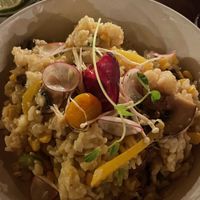 Vegan risotto   at PV Cuisine  in 100 Mile House