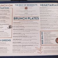 Full brunch menu at The Other Room in Oklahoma City