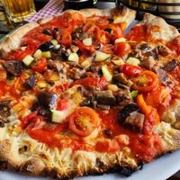 Pizza Vegana at Spris Artisan Pizza in Miami Beach